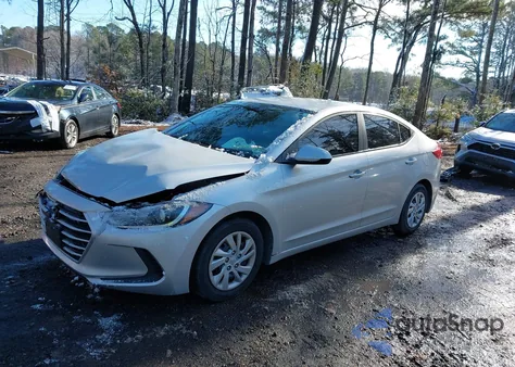 2017 Hyundai Elantra Se from USA, damaged, VIN 5NPD74LF0HH163735